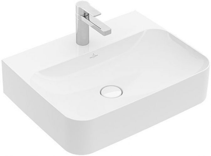 Villeroy et Boch Lavabo avec trop-plein caché Finion 600 x 470 mm (41686)