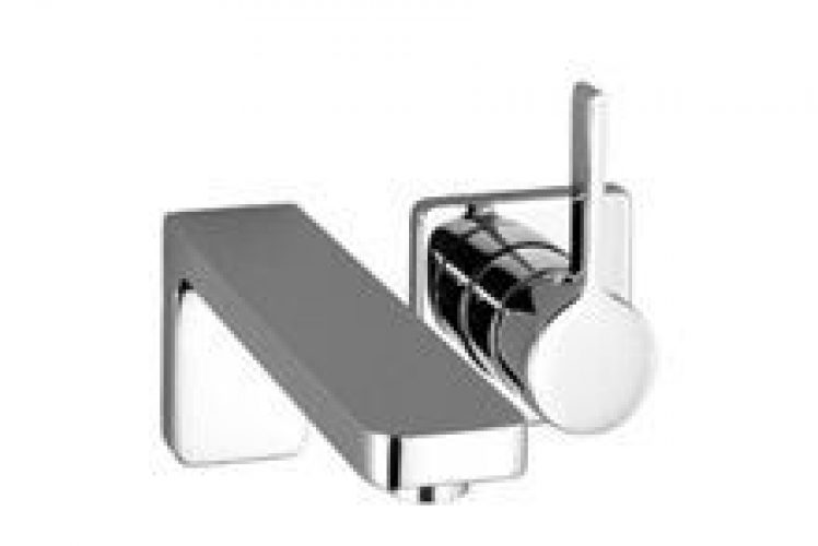 Villeroy et Boch LULU Par Dornbracht  Mitigeur monocommande de lavabo mural sans garniture d’écoulem