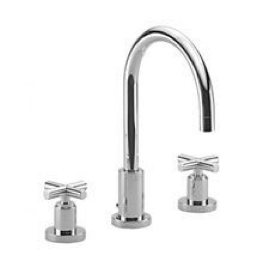Villeroy et Boch Tara Par Dornbracht  Mitigeur de lavabo 3 trous avec vidange (2071389)