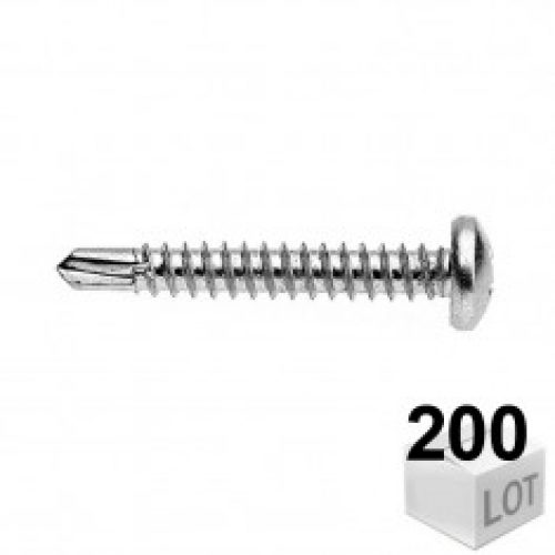 Vis autoperceuse tête pozi 4,8×25 – Boîte de 200 vis