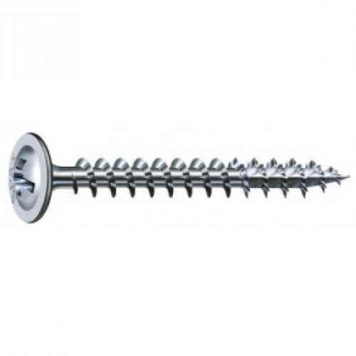 Vis à bois aggloméré – tête ronde large plate – PZ – revêtement WIROX