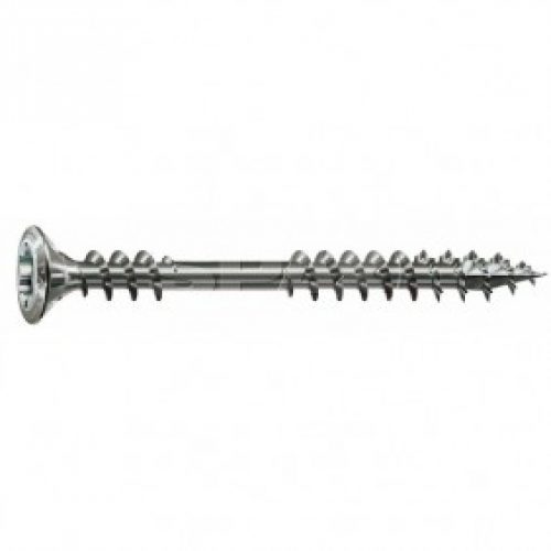 Vis à bois – double filetage – tête fraisée crantée – Spax Façade