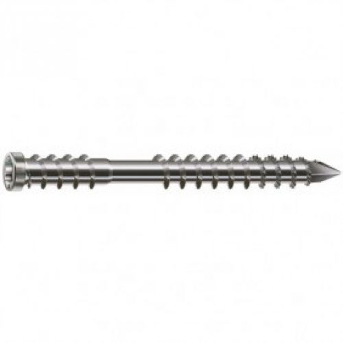 Vis à bois inox A4 pour terrasse – empreinte torx – 100 pièces