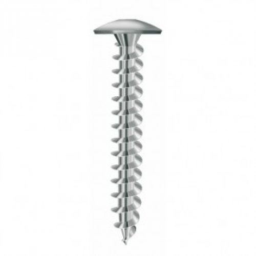 Vis de penture Torx – acier zingué blanc – filetage total