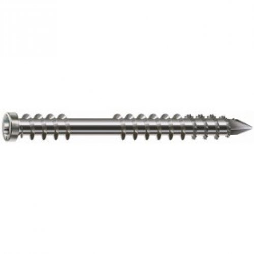 Vis inox pour terrasse bois – double filet – tête cylindrique réduite