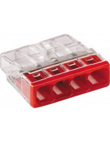 WAGO –  100 bornes WAGO  4 entrees – 2273-204