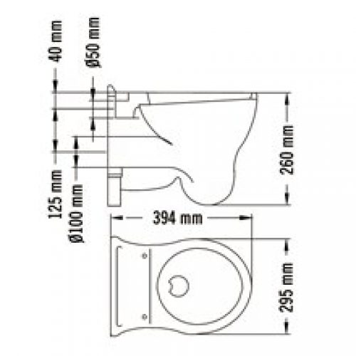 WC enfants suspendu Mediclinics