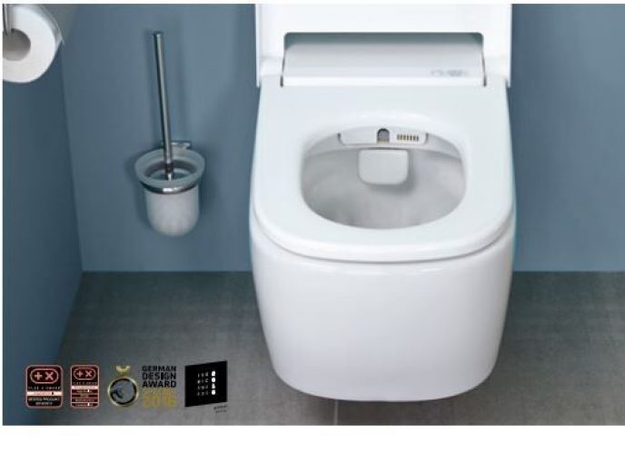 WC Japonais VitrA V-care Blanc avec VitrAclean