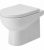 WC Nuvola 550x350mm, sans rebord, en ceramique, blanc