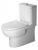 WC à Poser Duravit DuraStyle Basic Hygiene Glaze sans bride Blanc 2182092000