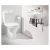 WC sol sans bride Villeroy et Boch O Novo sortie horizontale