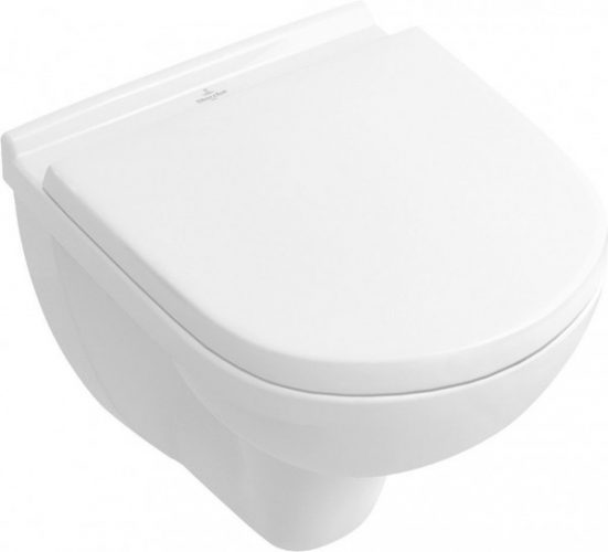WC Suspendu Villeroy et Boch O.Novo Cuvette à fond creux Compact, sans bride  5688R0